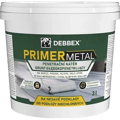 Den Braven Penetračný náter PRIMER METAL 3 L