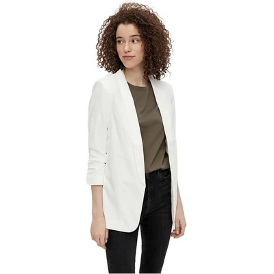 PIECES Сако Pieces Boss 3/4 blazer - White (Cloud Dancer)