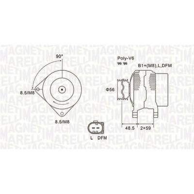 generátor MAGNETI MARELLI 063731644010