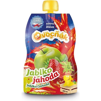 Ovocňák mošt jablko jahoda 200ml