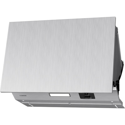 Klarstein Swift Square аспиратор, вграден аспиратор, 402 m³/h, EEK C, Екстракция/Рециркулация, LED (TK15_SwiftSq. -60Silv) (TK15_SwiftSq.-60Silv)