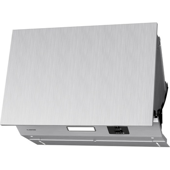 Klarstein Swift Square аспиратор, вграден аспиратор, 402 m³/h, EEK C, Екстракция/Рециркулация, LED (TK15_SwiftSq. -60Silv) (TK15_SwiftSq.-60Silv)