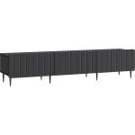 vidaXL ТВ шкаф с чекмедже Черно 147 x 34, 5 x 32 см Инженерна дървесина (894476)