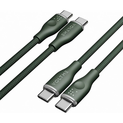 Voltme C2051 Powerlink Rugg USB-C/ USB-C, 1m, zelený
