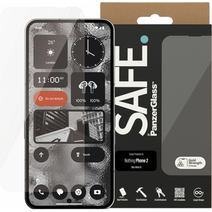 Panzer Стъклен протектор Safe за Nothing Phone 2 UWF, Черен