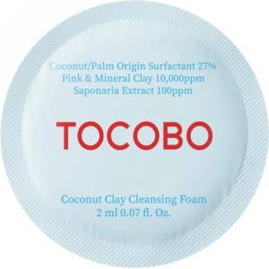 TOCOBO Coconut Clay Cleansing Foam (SAMPLE) - Кокосова глинеста почистваща пяна (SAMPLE) 2 мл