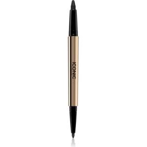 ICONIC London Smokey Eye Duo Kajal двустранен молив за очи цвят Midnight Black 0.85 гр