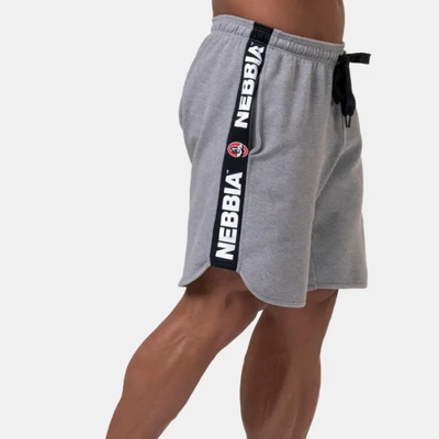 NEBBIA Pánske šortky Legend-approved Grey L