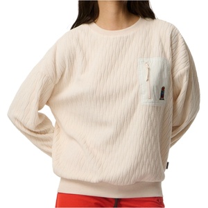 Rip Curl Дамски поларен пуловер Rip Curl Women's S-Series Jacquard Fleece Fleece jumper - Shell (105-7929-0213)