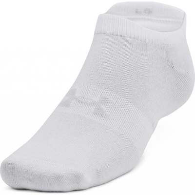 Under Armour Essential No Show 6pk 1370542-100 white