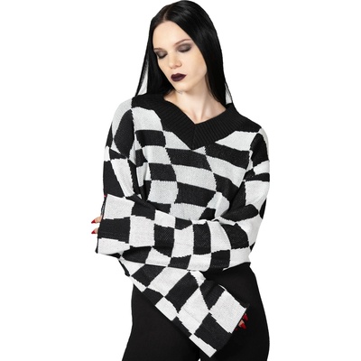 KILLSTAR дамски пуловер KILLSTAR - Wicked Games - сиво - KSRA009607