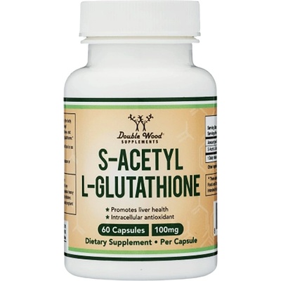 Double Wood Supplements S-Acetyl-L-Glutathione 100 mg [60 капсули]