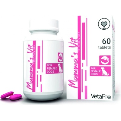 VetaPro Mamma’s Vit výživový doplnok pre fenky počas gravidity a dojčenia šteniat 60 tbl