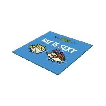 Jata Електронен кантар за баня Fat is Sexy JATA 294K Kukuxumusu 150 Kg Многоцветен Cтъкло Функция памет Нехлъзгаща се основа Лесно се