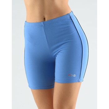 Gina Šortky dlhšia s farebnými paspulemi Atlantic Biela