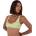 Hurley Crop Print bikini top - Yellow (Macadamia)
