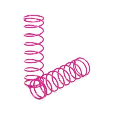 Traxxas пружина заден амортисьор розова (2)
