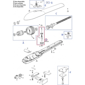 PRPL03 kit prevodovky pre Pluto4000.5015