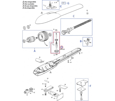 PRPL03 kit prevodovky pre Pluto4000.5015