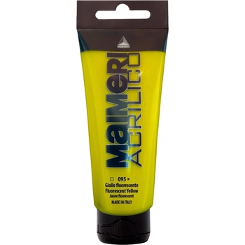 Maimeri Acrilico АКРИЛНА боя Fluorescent Yellow 095 200 ml 1 бр (M0924095)
