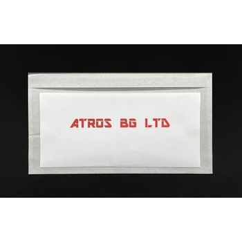 Image 1 of Плик за документи - прозрачен 13, 5х24 см