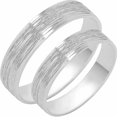 Eppi Netradiční snubní prsteny ze zlata Basilio RW41697