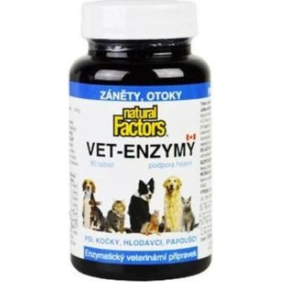 Vet Enzymy 90tablet podporujú hojenie, zápal, opuch