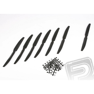 GWS VrtuleH 12x6 černá balení 6+1