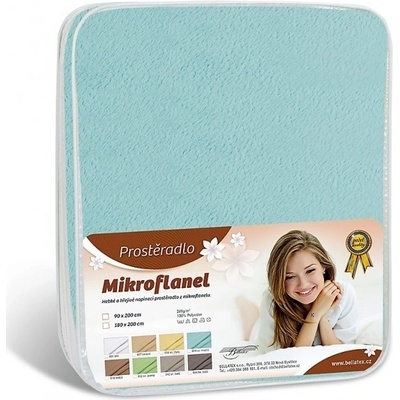 Bellatex plachta mikroflanel svetlo modrá 90x200
