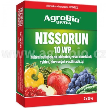 Agrobio Nissorun 10 WP - k hubení škodlivého savého a žravého hmyzu 2x20g