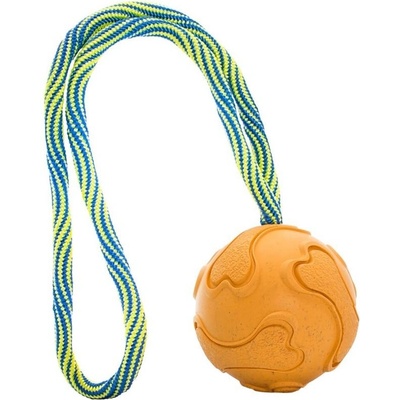 HipHop Dog Vrhací tréninkový míč s vlákny z rýžových slupek na laně 6/30 cm HipHop