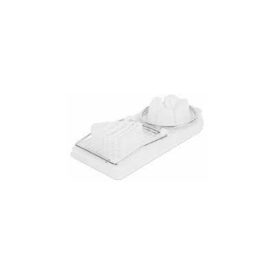Krájač na vajíčka - plast / nehrdzavejúca oceľ- 19 x 8 cm