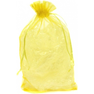 OSTATNÍ Dárkový sáček - organza 15x23cm zlatý
