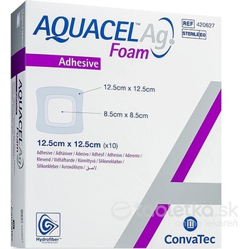 Aquacel AG foam ADH. 12,5 x 12,5 cm 10 ks