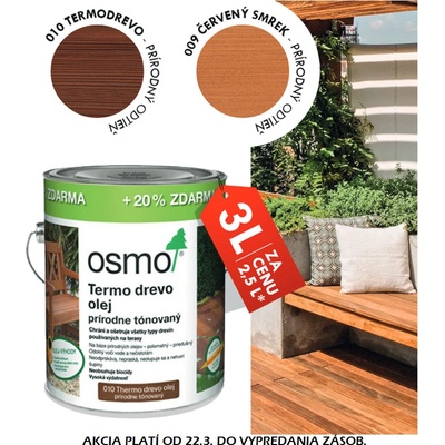 Osmo 009 Terasový olej 25 l Červený smrek