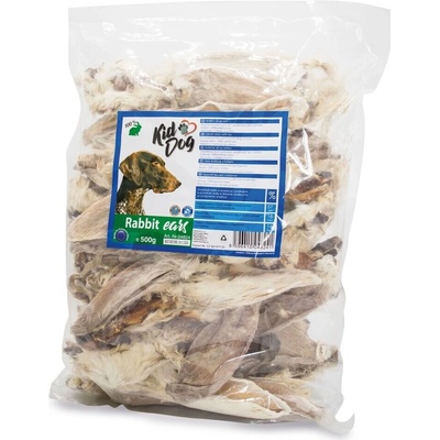 KIDDOG králičí uši se srstí 500 g