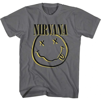 Nirvana Риза Inverse Happy Face Unisex Charcoal Grey L (NIRVTS13MC03)