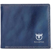 Bullcaptain elegantná kožená peňaženka Marcien BULLCAPTAIN QB032s1 modrá