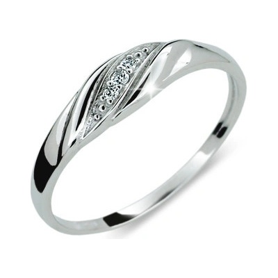 Steel Edge Stříbrný prsten se zirkony 2084