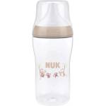 Nuk Шише със силиконов биберон NUK Perfect Match - 260 ml, размер M, 3 м+, маймуна, бежово (10216325) - ozone