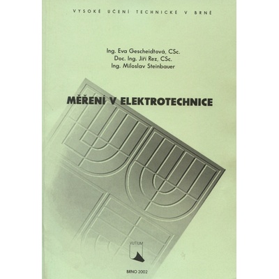 Měření v elektrotechnice - J. Rez, M. Steinbauer