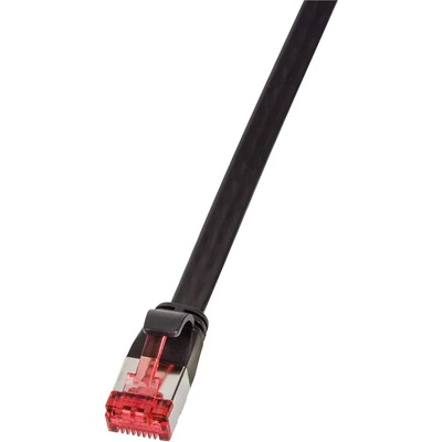 LogiLink Пач кабел SlimLine, плосък, Cat. 6A, U/FTP, 1 м