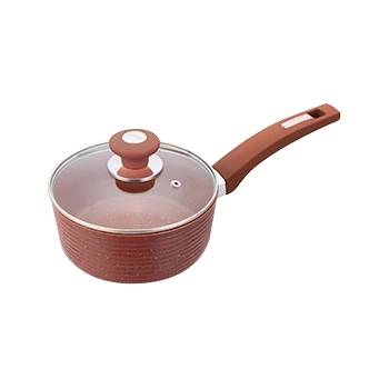 Eco ЕКО-Касерола с капак 18 см с керамично мраморно покритие Керемида hx-s7pc18lb (018487)