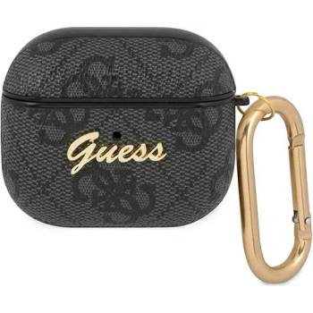 Guess GUA34GSMK AirPods 3 cover grey 4G Script Metal Collection (GUA34GSMK)