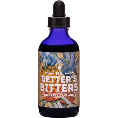 Ms.Better's Bitters Pineapple Star Anise 40% 0,12 l (čistá fľaša)