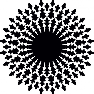 Artemiss Mandala plastová šablona 472 G 29x29cm – Zboží Dáma