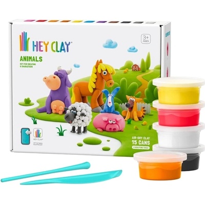 HEY CLAY Комплект за моделиране с глина Hey Clay - Ферма (15012)