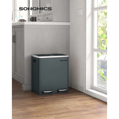 Songmics Recyklačný odpadkový kôš LTB30GS