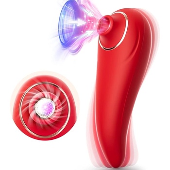 Image 1 of Paloqueth Clitoral Sucking & Vibrating Pleasure Wave Stimulator Red