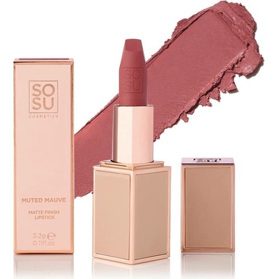 SOSU Cosmetics Matná rtěna Matte Lipsticks Muted Mauve 3,2 g